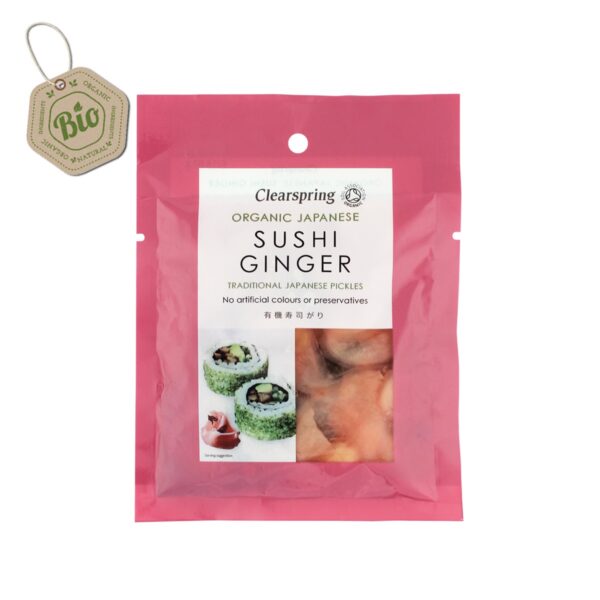 Organic-Japanese-Sushi-Ginger-Clearspring-Ginger-Marinated-Bio-50g