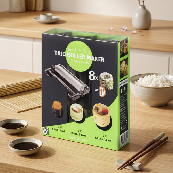 Máquina de enrolar Easy Sushi® Trio (2,5, 3,5, 4,5)