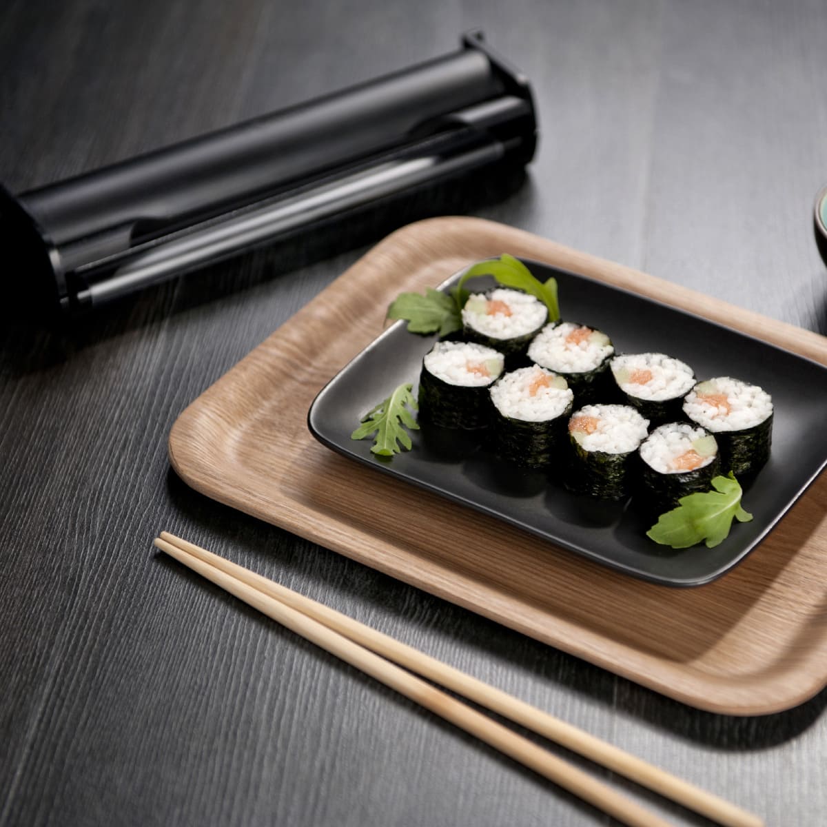 rolo de sushi fácil sushi 3.5 preto
