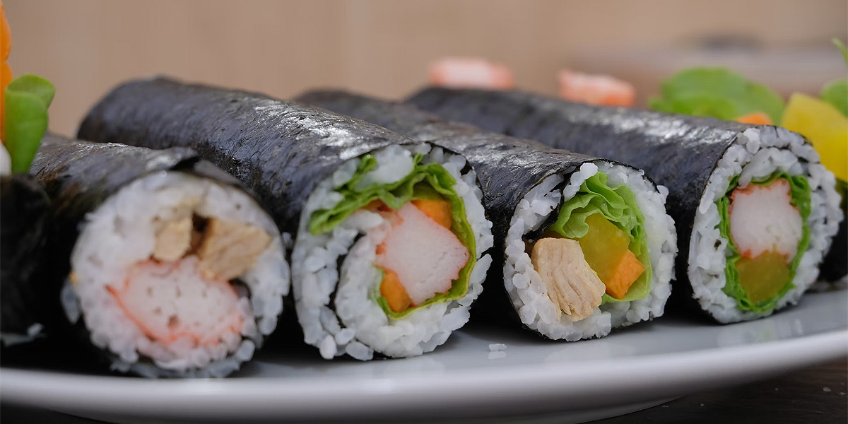 Historia de los rollos de sushi