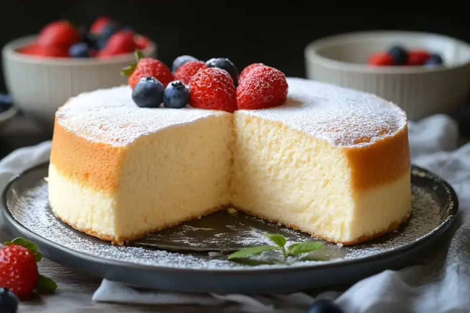 Receta de tarta de queso japonesa