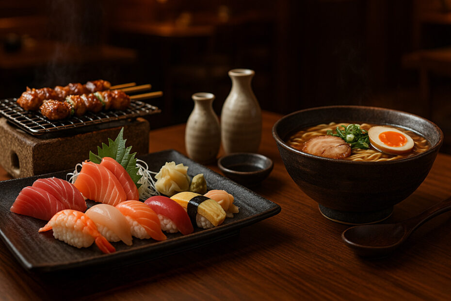 Sushi, ramen, yakitori: orígenes de platos populares japoneses