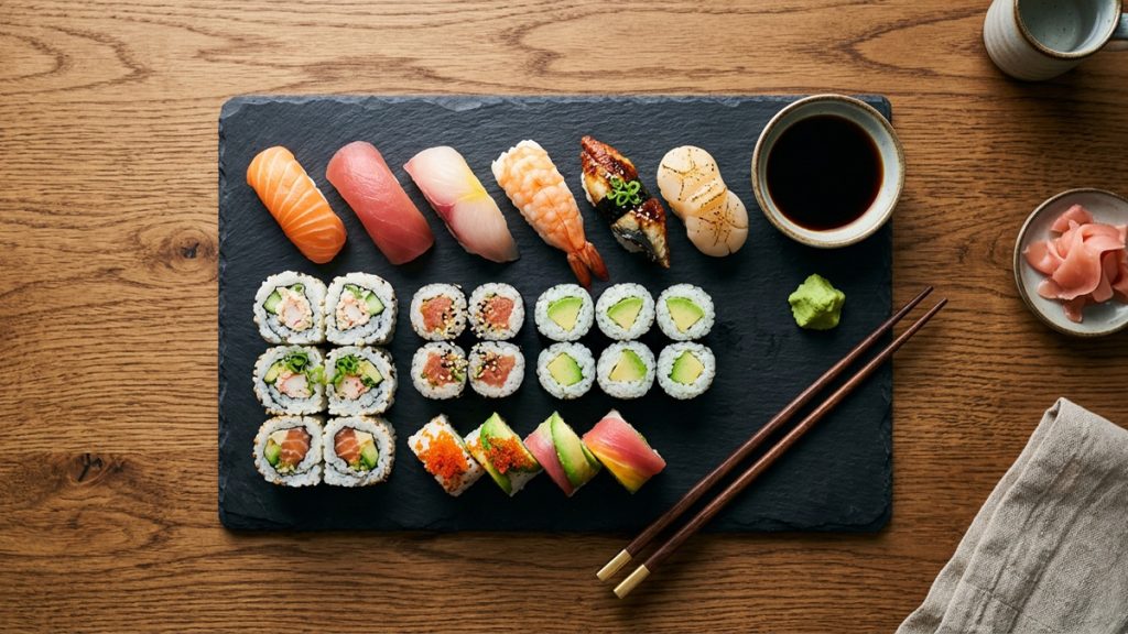 Quanto sushi por pessoa? Quantidades e cálculo fácil.