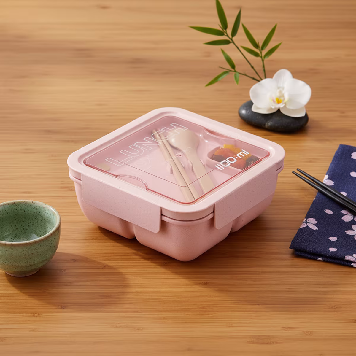 Quadratische Bento-Lunchbox