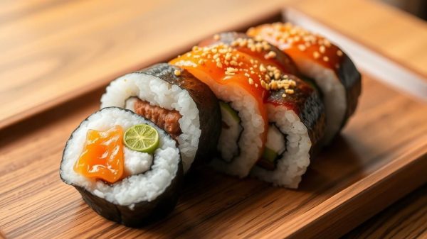 What is the ideal amount of sushi per person?